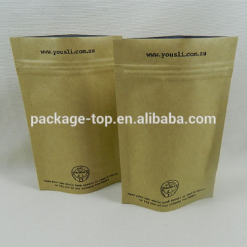 three side seal tea package aluminum foil bag packing paper tea and spice bags