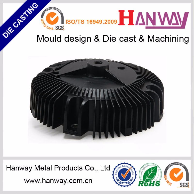 OEM CNC Service Aluminum Die Casting Parts Heat Sink Die Cast Aluminum Led Flood Light Housing