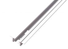 2 Wire Recessed track rail Fixture Aluminium Rail