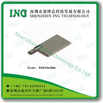 Metal Ubs Drive Card Credit COB USB Card