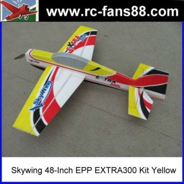 Skywing 48-Inch EPP EXTRA300 Kit Yellow RC Airplane