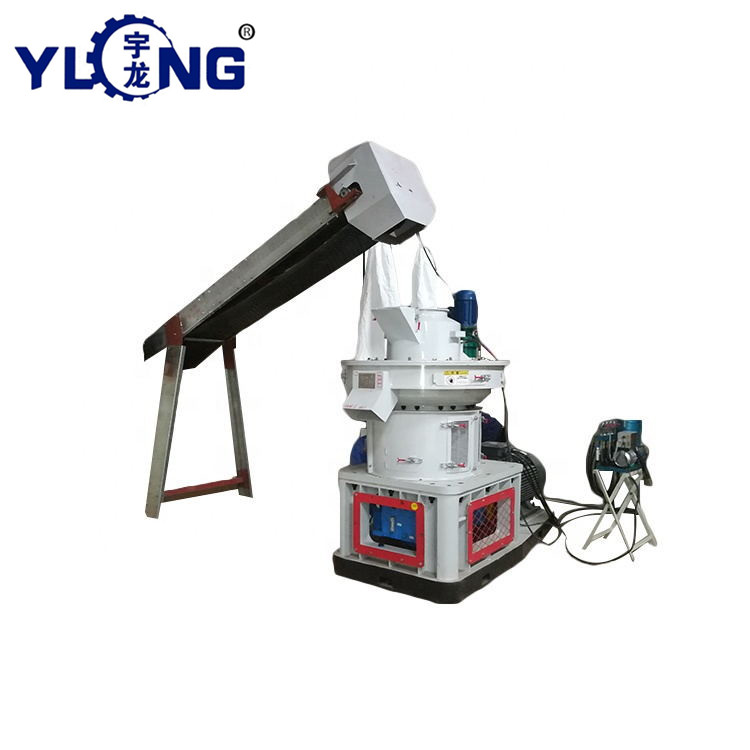 Waste pine wood pellet press granulator mill for sale