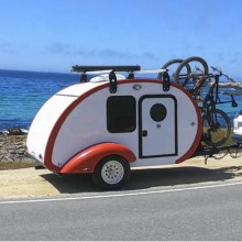 off-road tear drop tiny travel trailer home camper