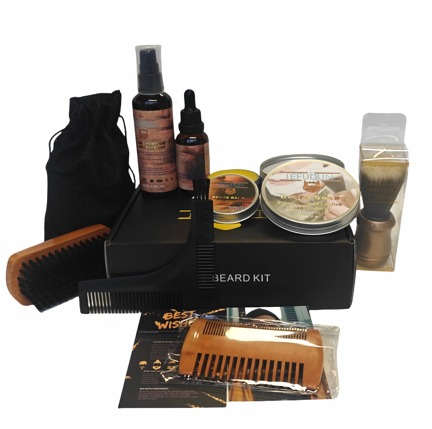 Mejor kit de aseo de barba best beard grooming kit