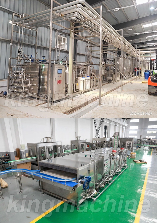 Pet Plastic Bottle Juice Hot Filling Machine Processing Production Line (RCGF18-18-6)