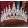 Alloy Big Stone Red Blue Green Pageant Crown