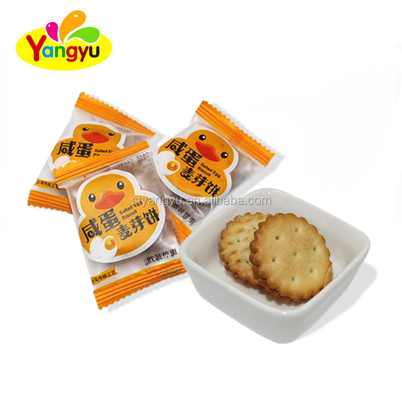 China High Quality Salted Egg Malt Biscuits