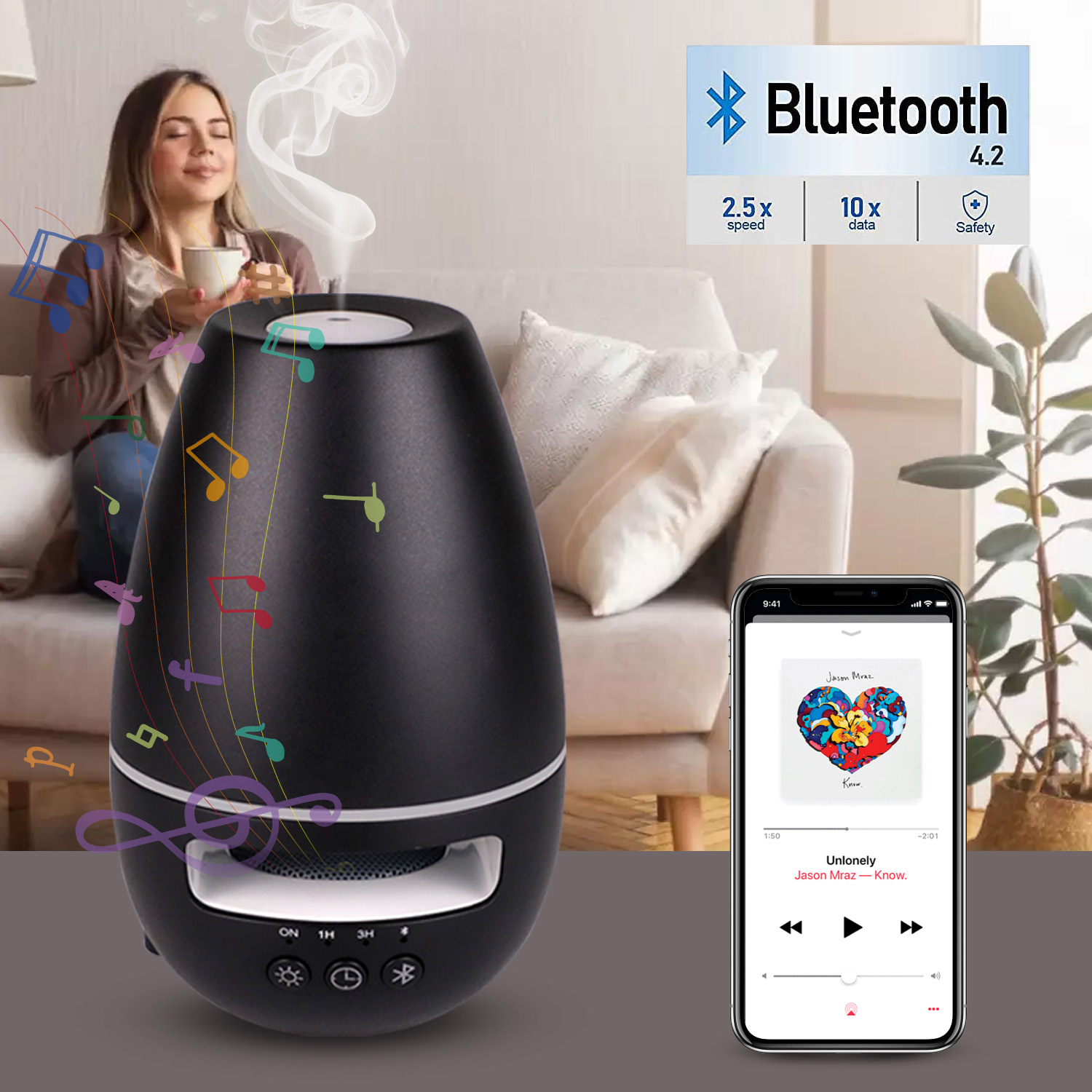 Music aroma diffuser