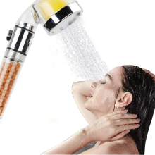 Vitamin C Shower Head with Replacement Filters and Stop Button