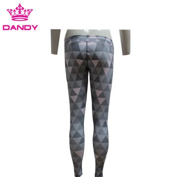 Sublimated Triangles Patterned Leggings