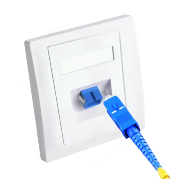 86 Type Fiber Optical Sc/Lc Wall Face Plate 1/2 Fibers