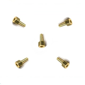 Precision Precision Custom Brass Hex Jack Screw