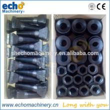 good wear resistance customised crusher bolts for impact crusher hammer plate
