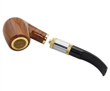 Oh E Pipe 618 Wooden Style Vaporizer with E-Pipe 18350 Battery