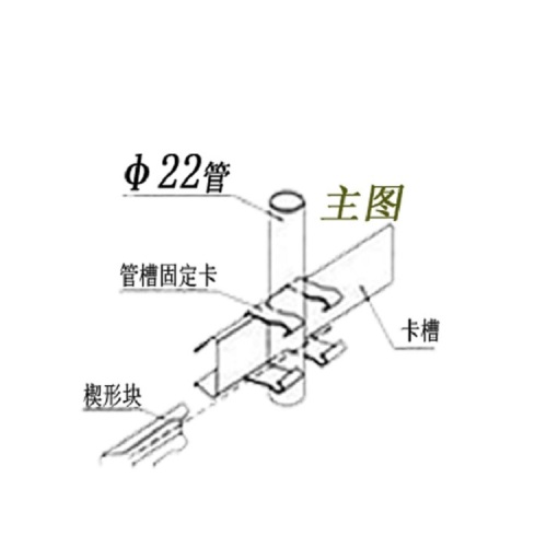 Locking Channel Profile and Pipe Fixing Connector