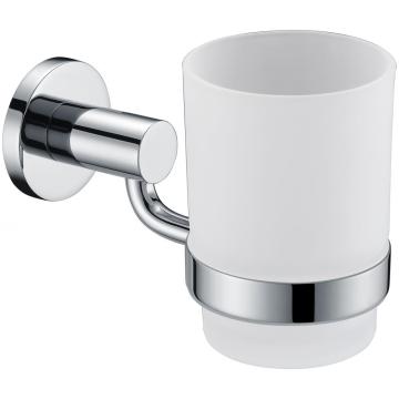 Portavasos Con Vaso Baño Serie Latón