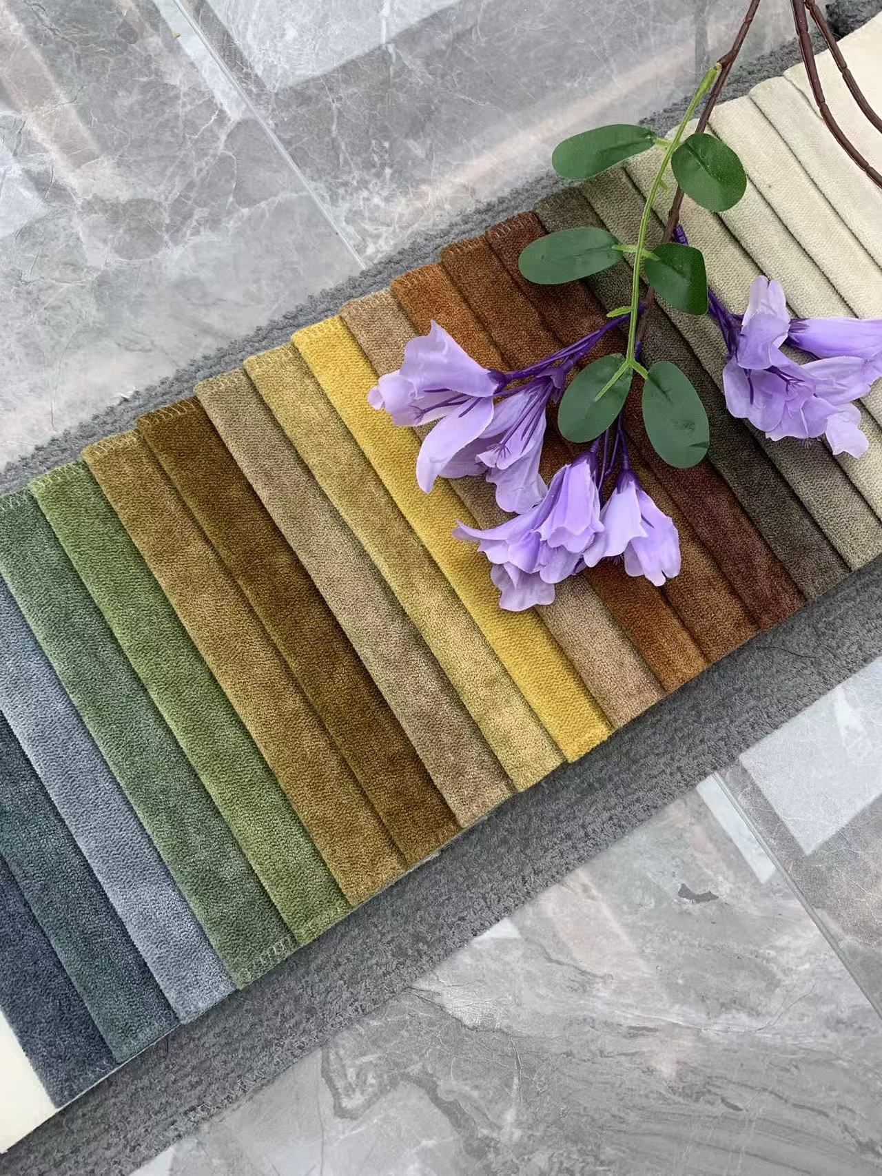 Ύφασμα Ταπετσαρίας Σενίλ Chenille Upholstery Fabric