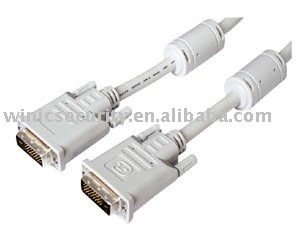 Twisted pair dvi to dvi video cable