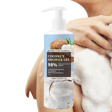 OEM Factory Organic Coconut Honey Shower Gel for Sensitive Skin