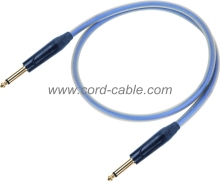DBT Series Professional Instrument Guitar Cable Jack to Jack Blue