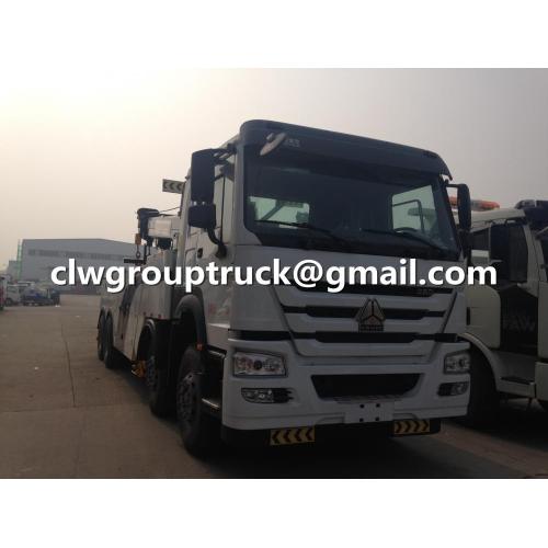 รถลากจูง SINOTRUCK HOWO 8X4 LHD / RHD Wrecker