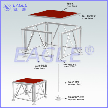 high quality used exhibition stage for sale