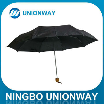 cheap black 3 section umbrella