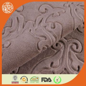 Embossed Polyester Fabricfashion polyester velour fabric for garment