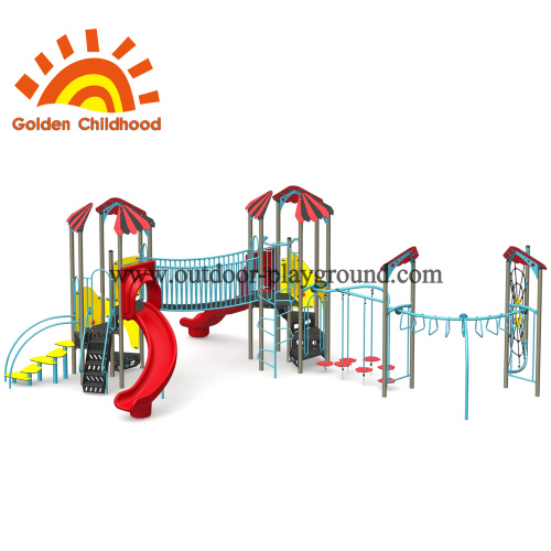 Slide Sederhana Dengan Slide Dan Menara Untuk Anak-Anak