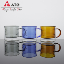 Custom Double Walled Coffee Mug Glass Cup