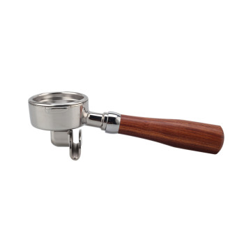 58mm Two-ear Stainless Steel Portafilter with Wood Handle