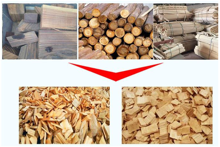 Acacia Wood Waste Chipper Veneer Shredder Machine