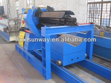 10T steel coil hydraulic uncoiling machine