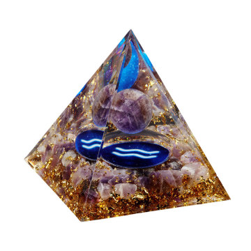 Orgonite Pyramid for Aquarius Positive Energy Attracts Lucky Success