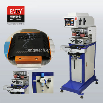 Pneumatic two color pad printing machine for promotion items