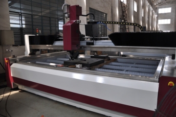 Integral cnc water jet cutting machine