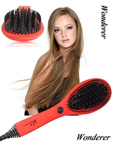 Hair Straightener Brush Comb