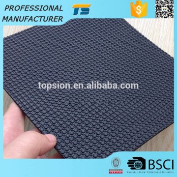 Shoes Soling Embossed Black Rubber Sheets For Shoe Sole