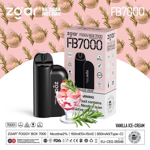 ZGAR FOGGY Box 7000 descartável vape atacado