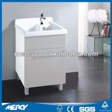Floor Standing Bathroom Sink Cabinet PVC Floor Standing Bathroom Sink Cabinet