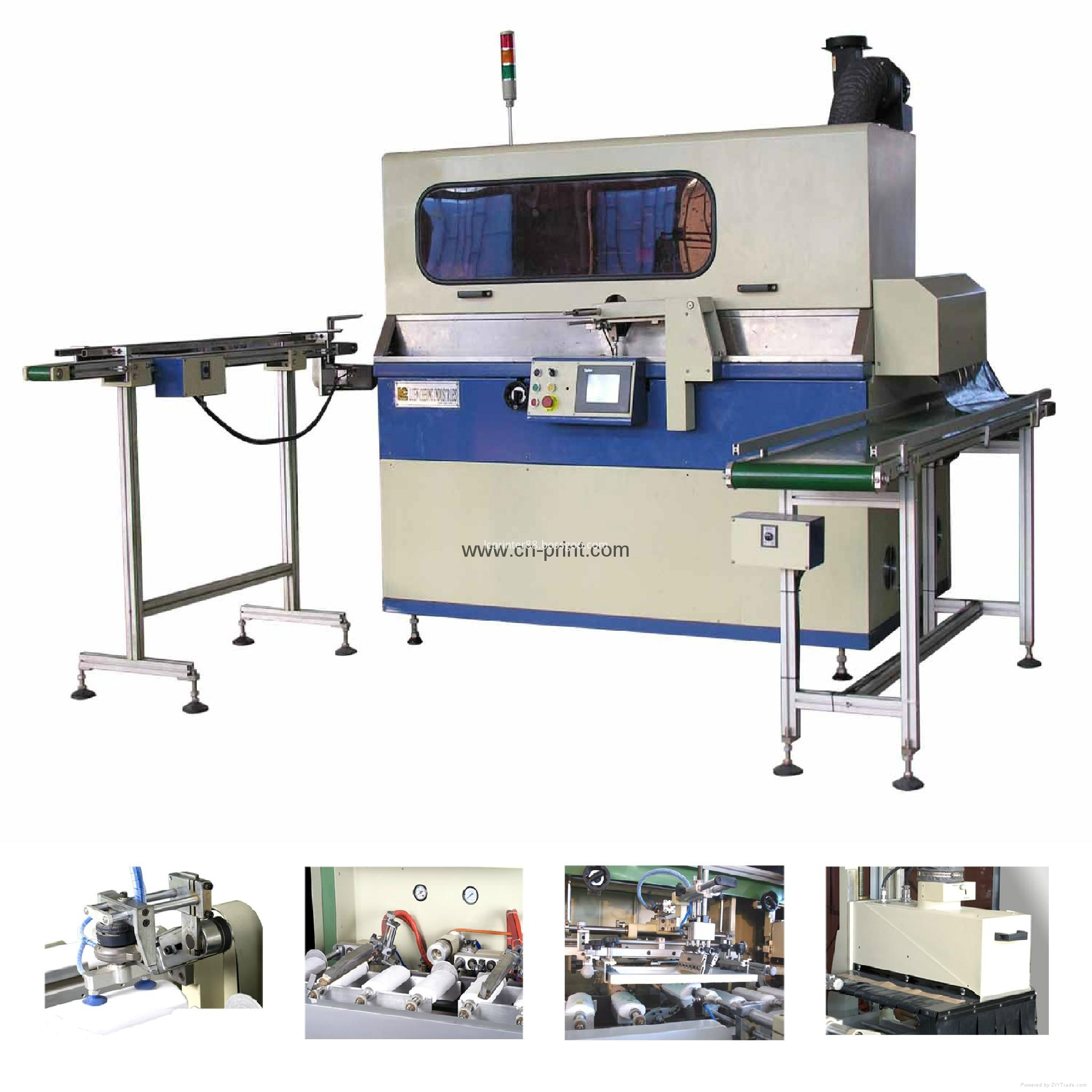 Full-Automatic Cans Screen Printer with UV Drying System