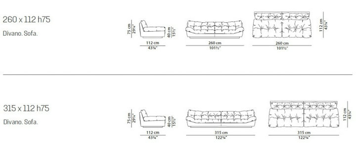Modern leather milan sofa for living room furniture Modern leather milan sofa for living room furniture