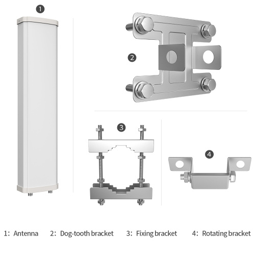 Bảng điều khiển bên ngoài giao tiếp 4G LTE Base Station ăng -ten