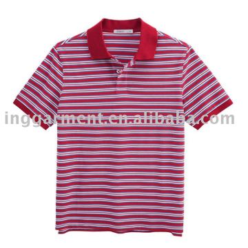 Classic Striped Polo Shirt