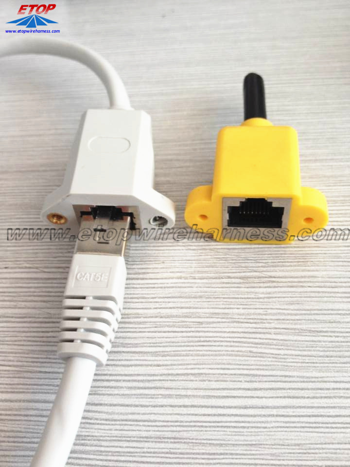 كابل RJ45 أنثى إلى ذكر