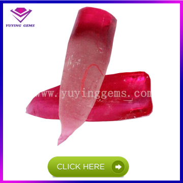 Precious Synthetic 5# Ruby Rough Uncut Corundum Raw Material Stone