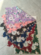 150D Low Elasticity Polyester Printed Bamboo Fabric