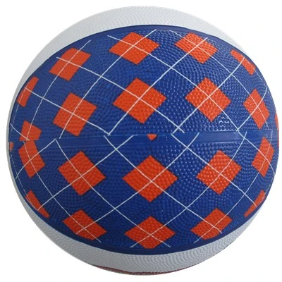 Colorful Official Size Rubber Basketball