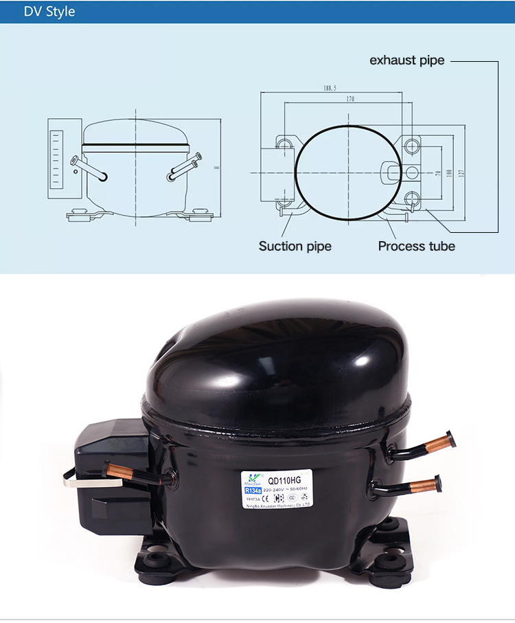 Best refrigerator compressor mini r134a refrigeration compressor