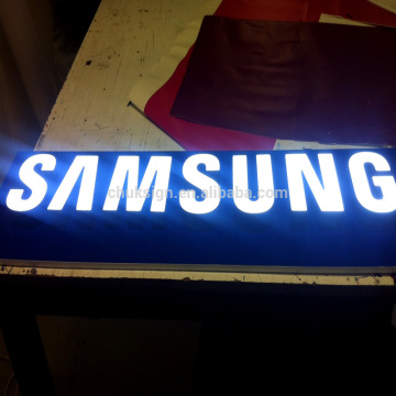 lighting LED sign rectangle shape LED signboard outdoor famous brand LED signboard